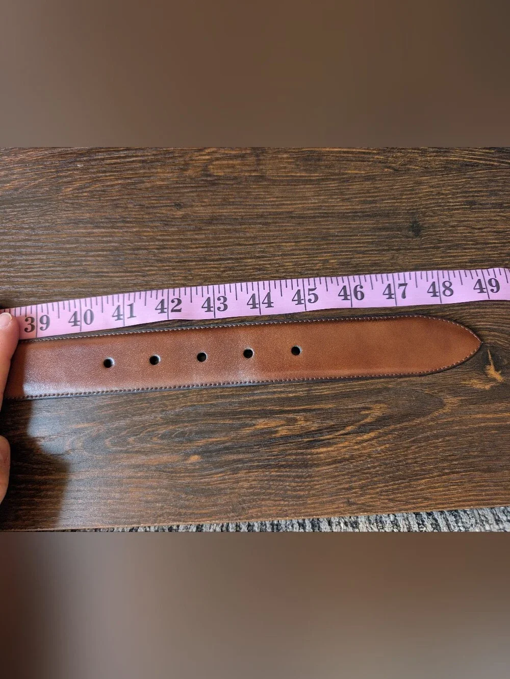 Boconi Reversible Cognac and Brown Leather Dress Belt